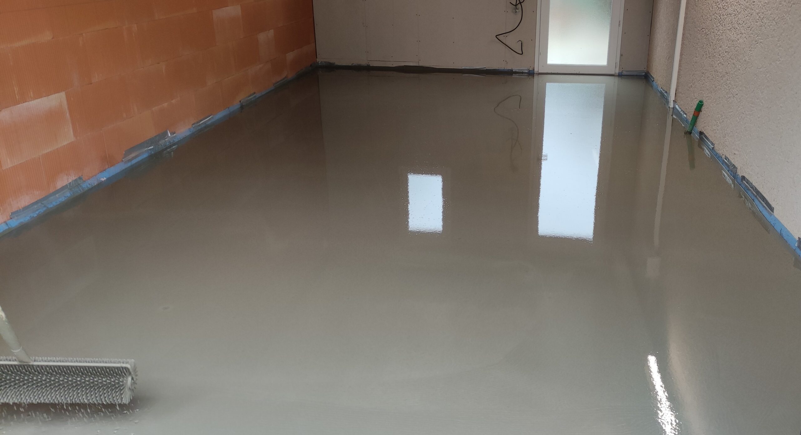 Réalisation d'un ragréage